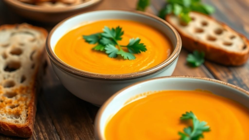 Gingered Carrot and Coconut Soup