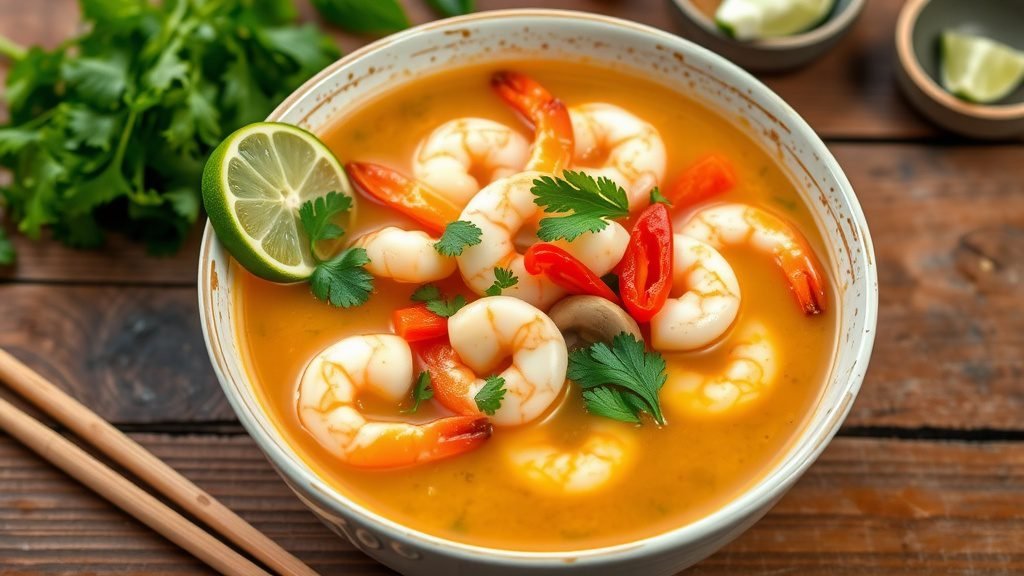 Thai Coconut Shrimp Soup