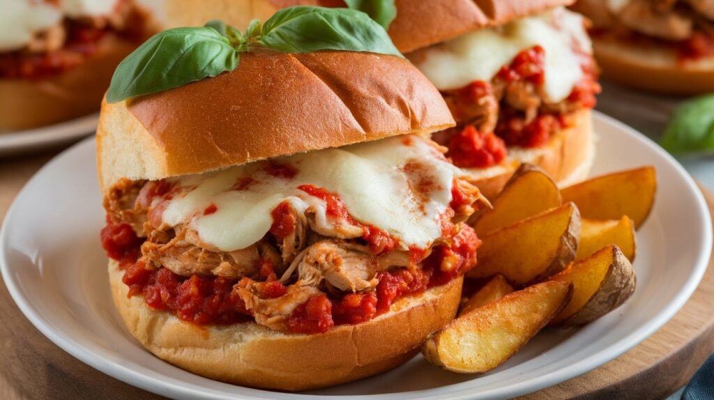 Chicken Parmesan Sloppy Joes