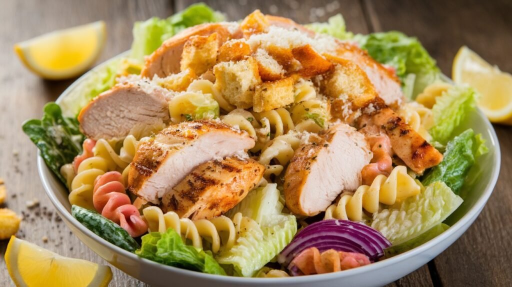 Chicken Caesar Pasta Salad