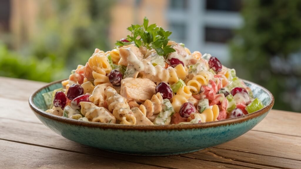 Chicken and Cranberry Pasta Salad