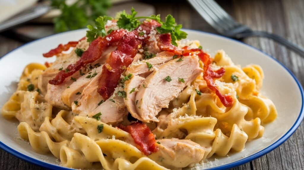 Creamy Chicken and Bacon Pasta