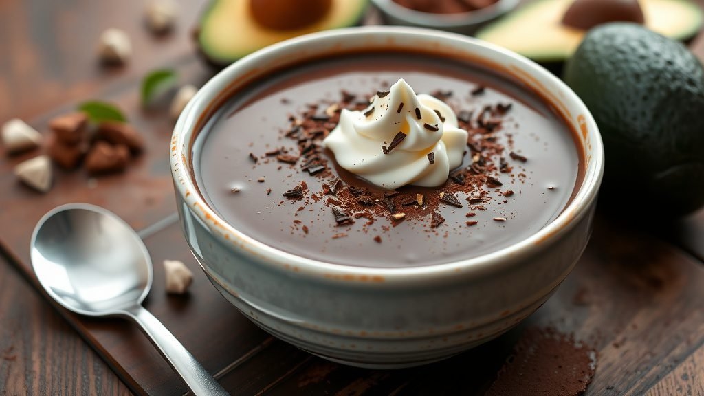 Spiced Chocolate and Avocado Soup
