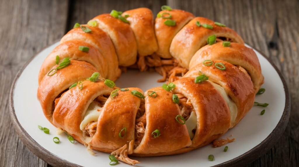 BBQ Chicken Crescent Ring