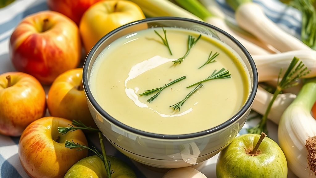 Cold Apple and Fennel Soup