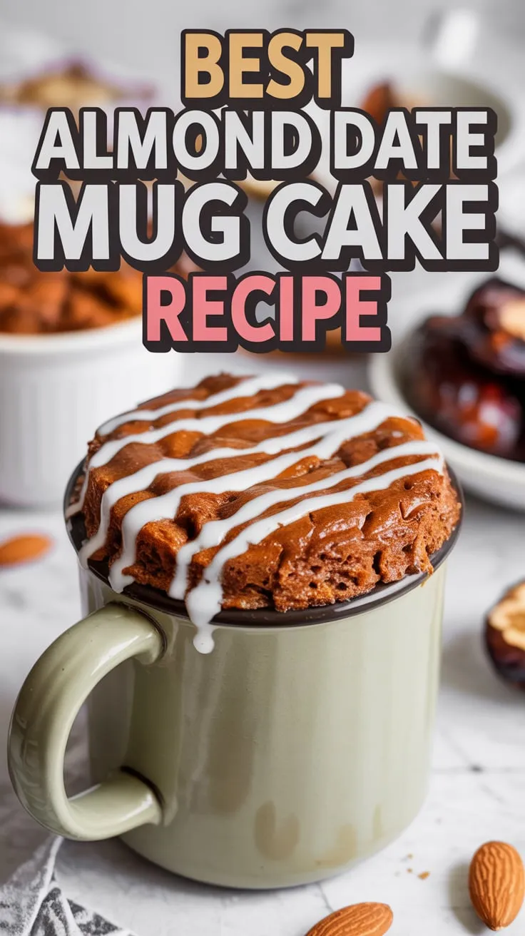 Almond Date Mug Cake