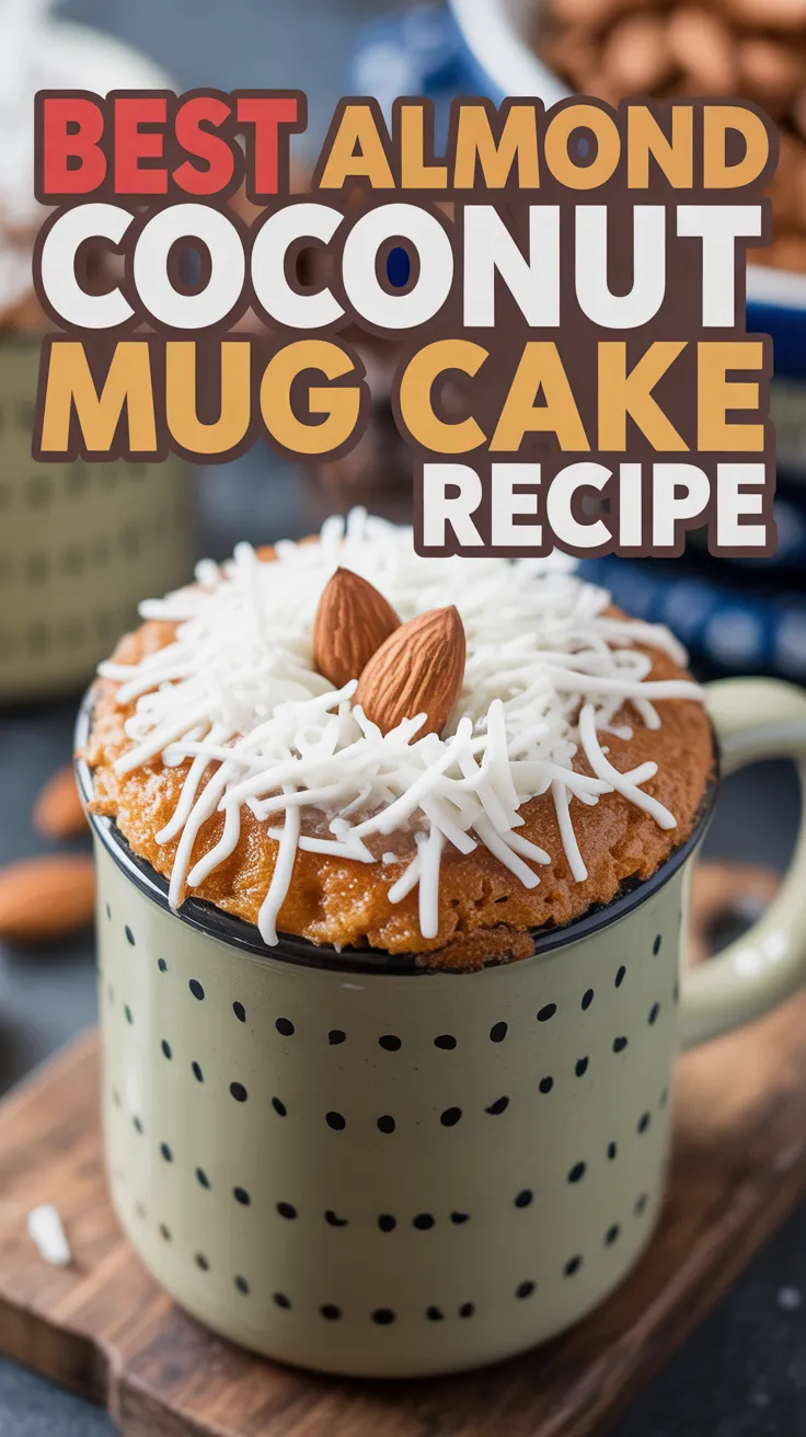 Almond Coconut Mug Cake