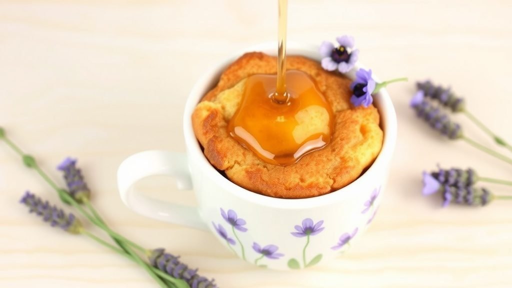 Lavender Honey Mug Cake