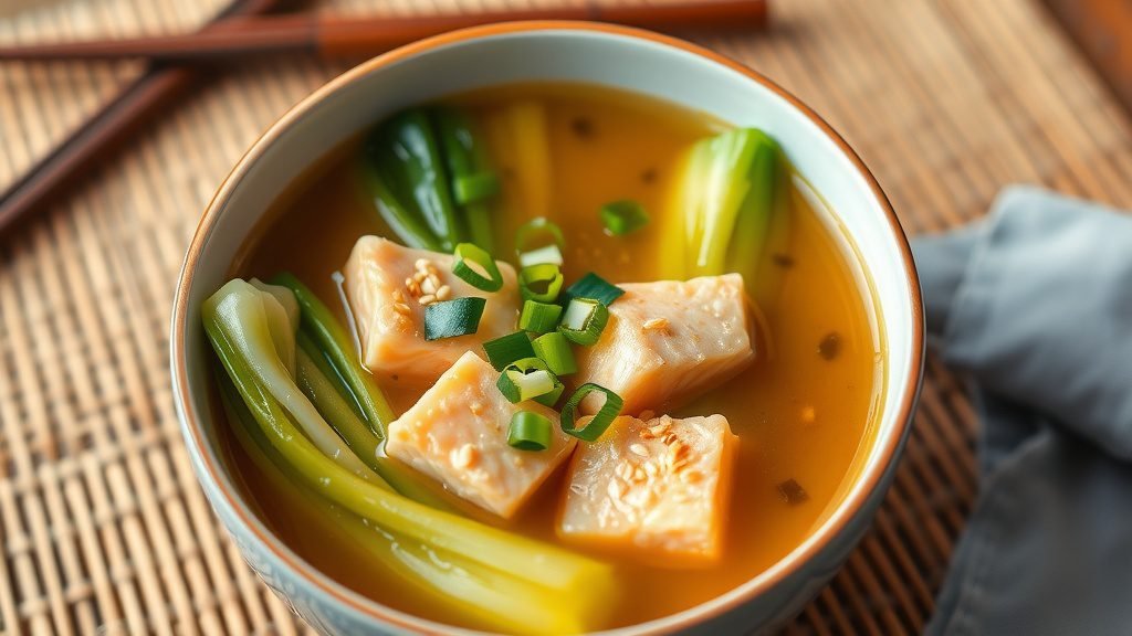 Japanese Salmon and Miso Soup