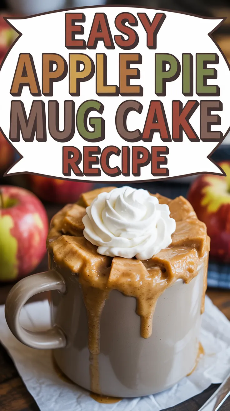 Apple Pie Mug Cake