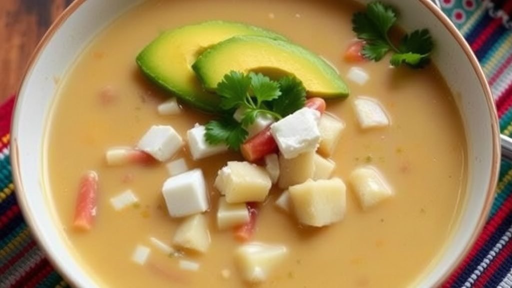 Ecuadorian Locro de Papa (Potato & Cheese Soup)