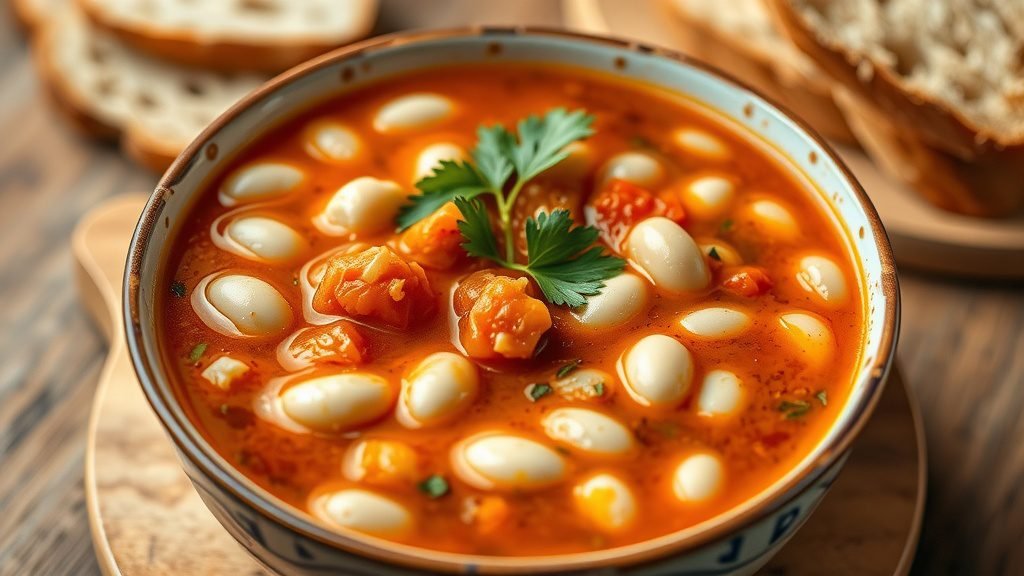 Greek Fasolada (White Bean Soup)