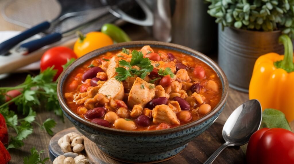 One-Pot Greek Chicken Chili