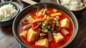 Korean Kimchi Jjigae (Kimchi Soup)
