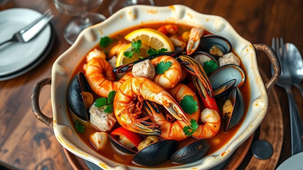 Portuguese Seafood Cataplana