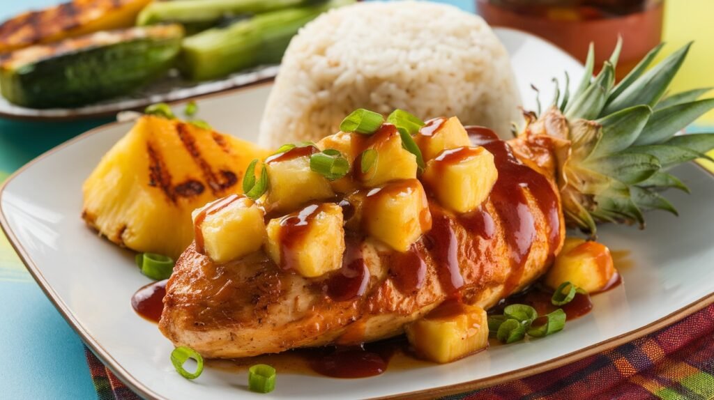 Baked Pineapple BBQ Chicken Breast Recipe
