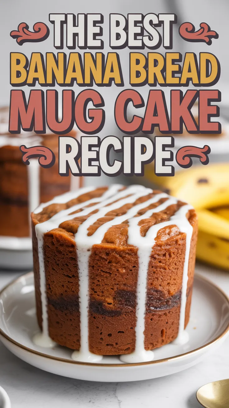Quick and Delicious Banana Bread Mug Cake Recipe Banana Bread Mug Cake