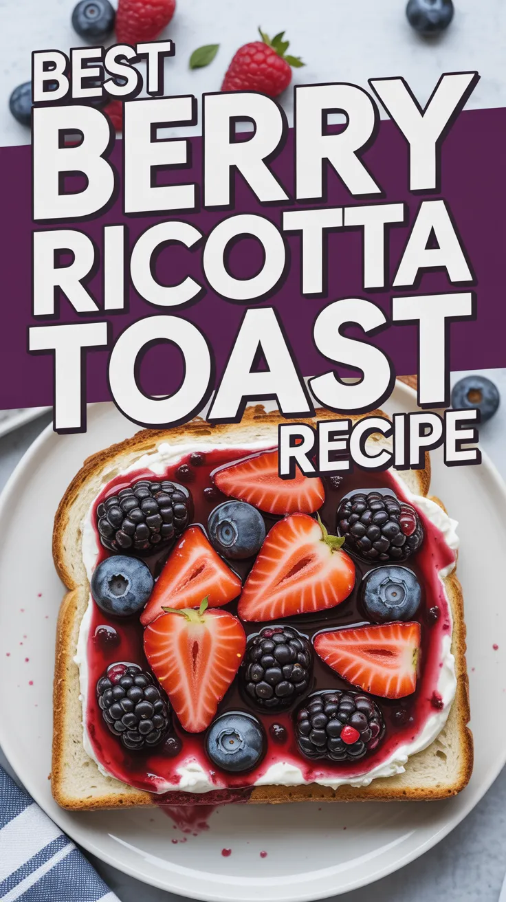 Berry Ricotta Toast