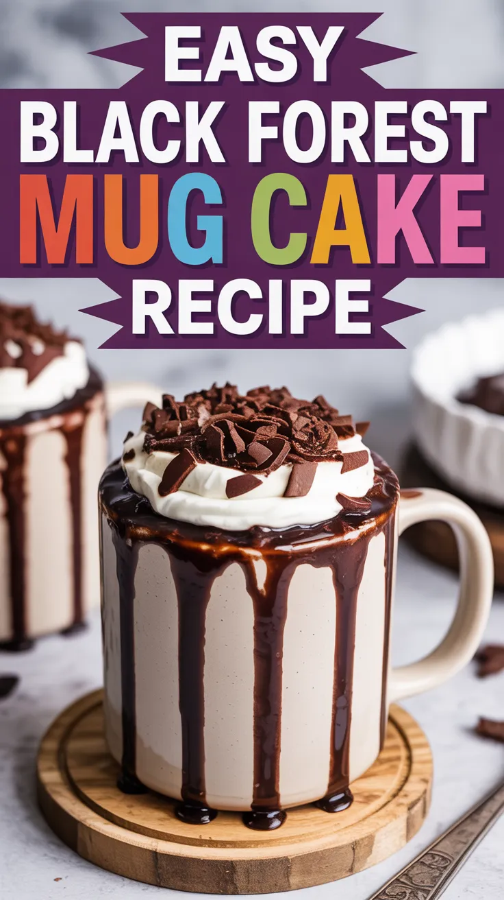 Black Forest Mug Cake