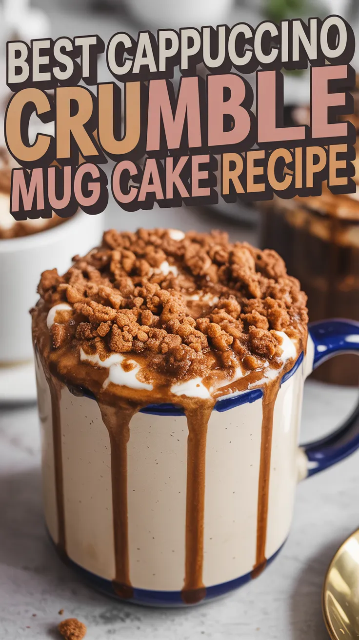 Cappuccino Crumble Mug Cake