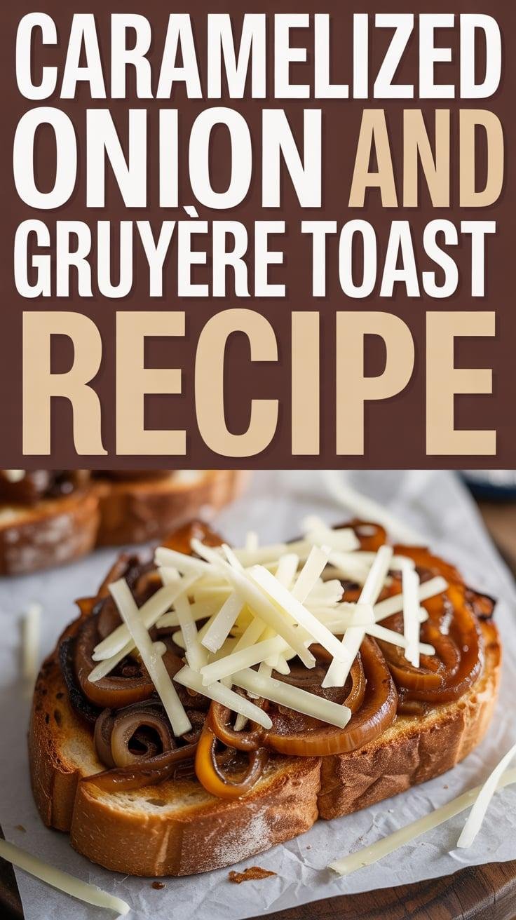 Caramelized Onion and Gruyère Toast