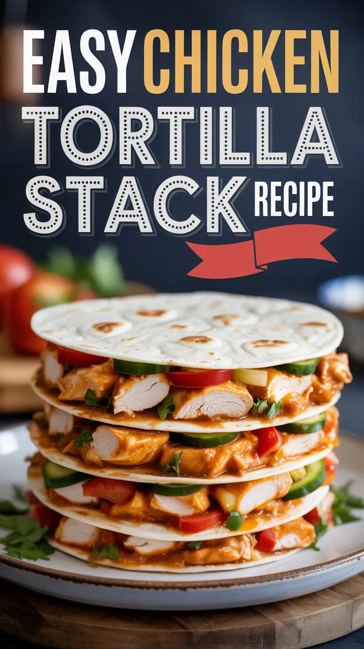 Chicken Tortilla Stack