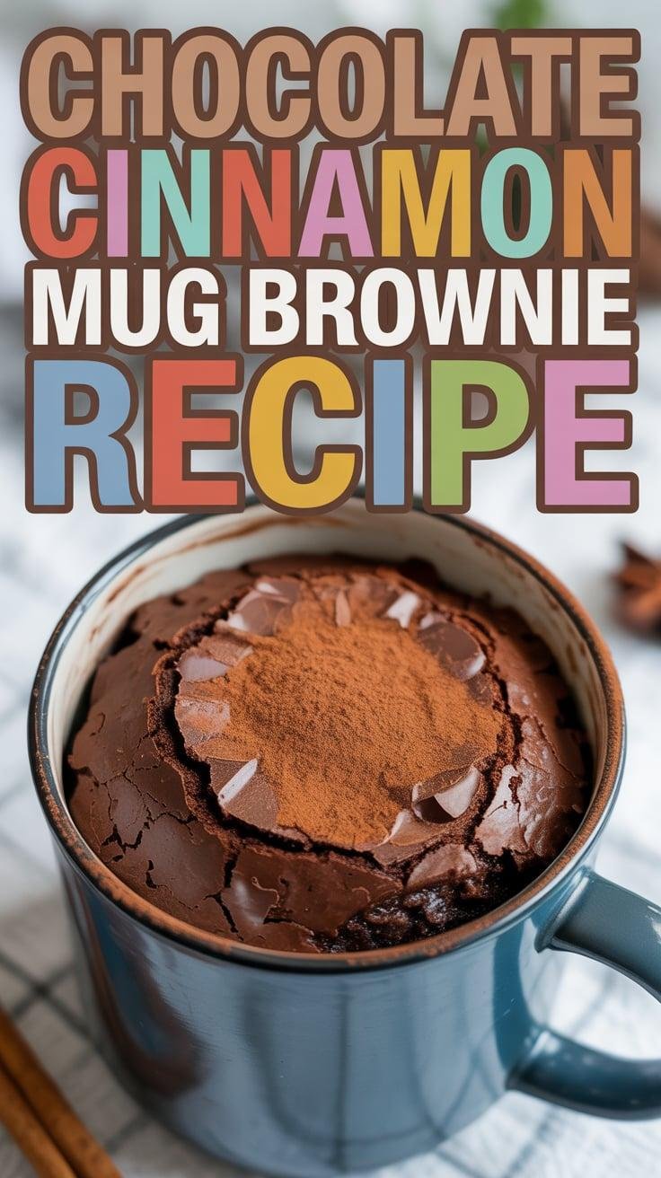 Chocolate Cinnamon Mug Brownie