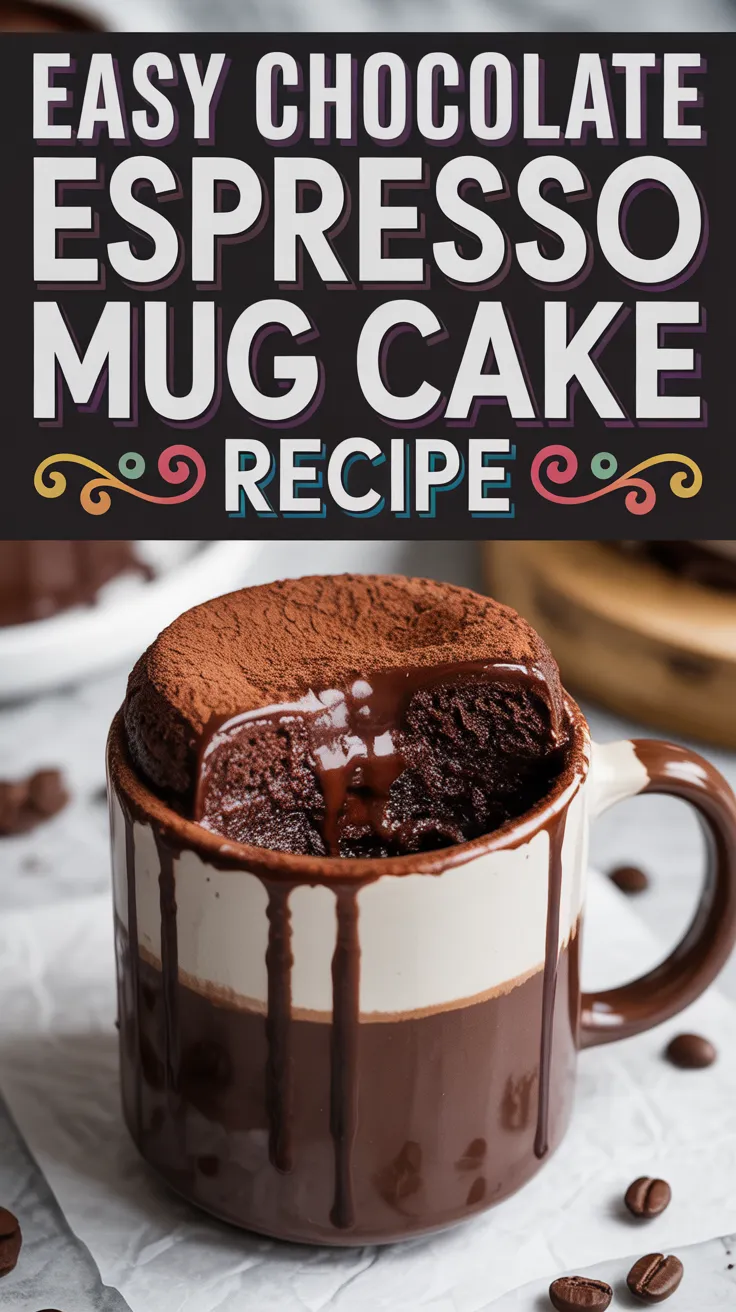 Chocolate Espresso Mug Cake