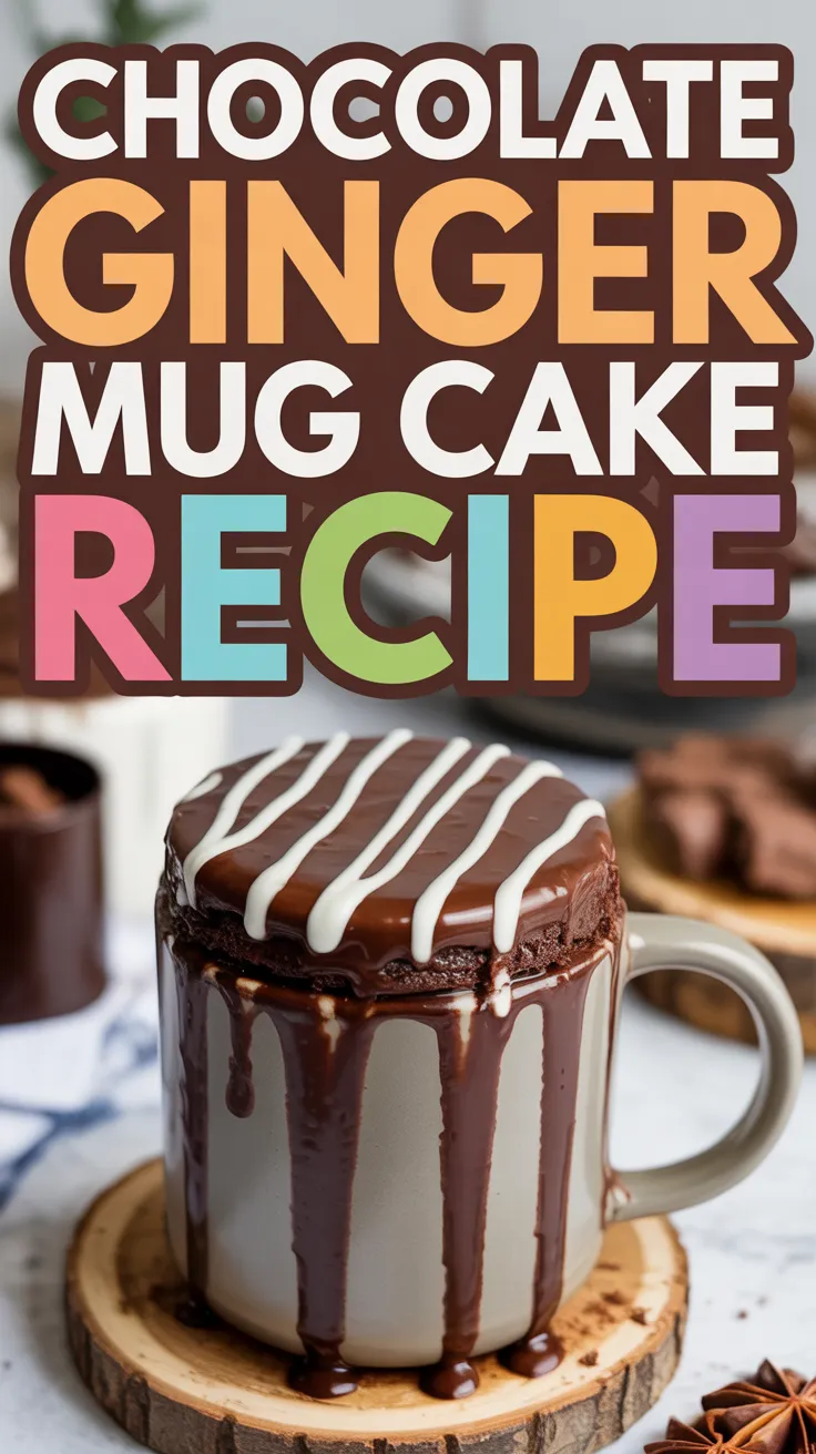 Chocolate Ginger Mug Cake