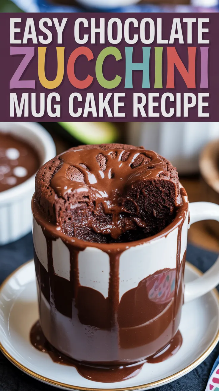 Chocolate Zucchini Mug Cake