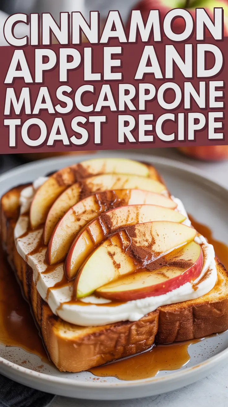 Cinnamon Apple and Mascarpone Toast
