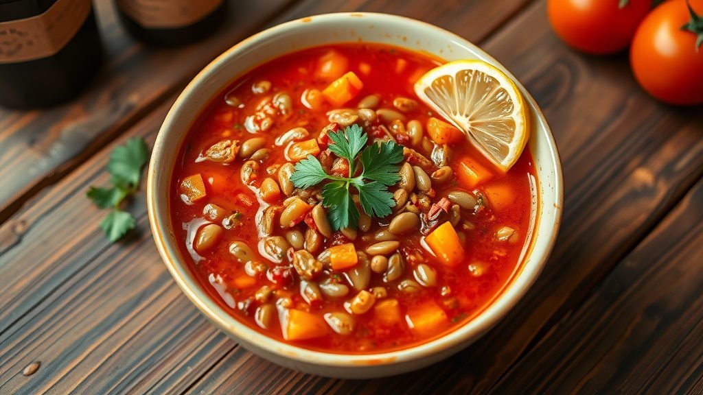 Turkish Ezogelin Soup (Red Lentil & Tomato Soup)