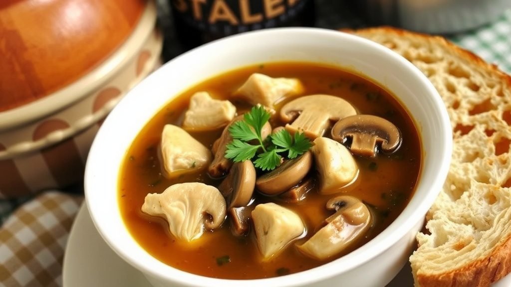 Chicken Marsala Soup