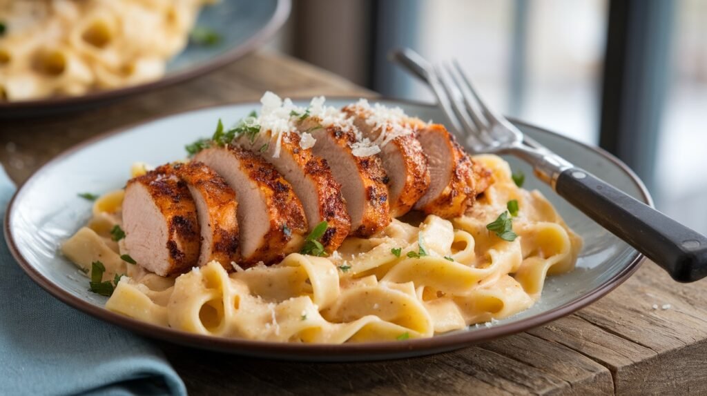 Blackened Chicken Alfredo