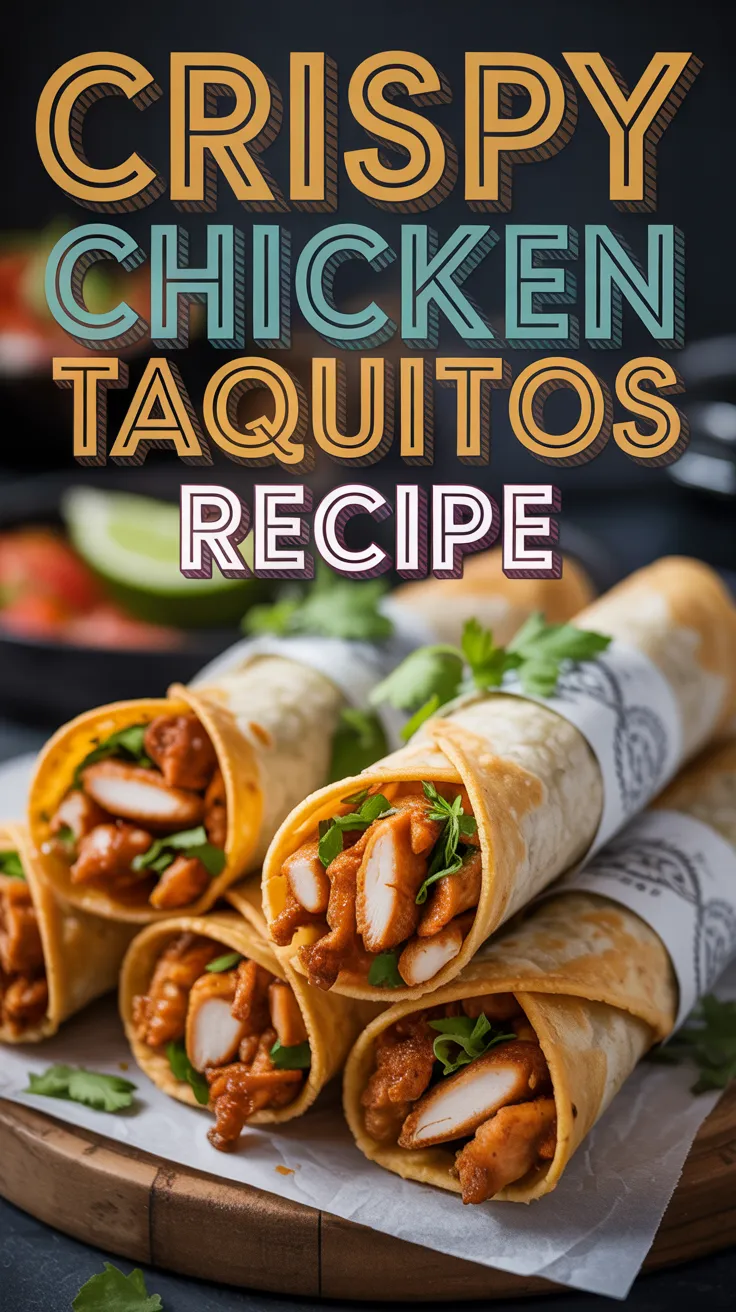 Crispy Chicken Taquitos
