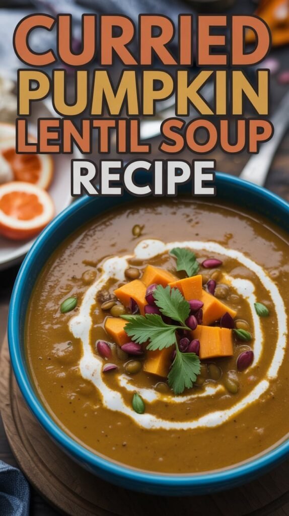 Curried Pumpkin Lentil Soup