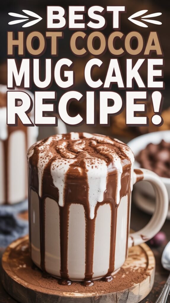 Decadent Hot Cocoa Mug Cake Recipe