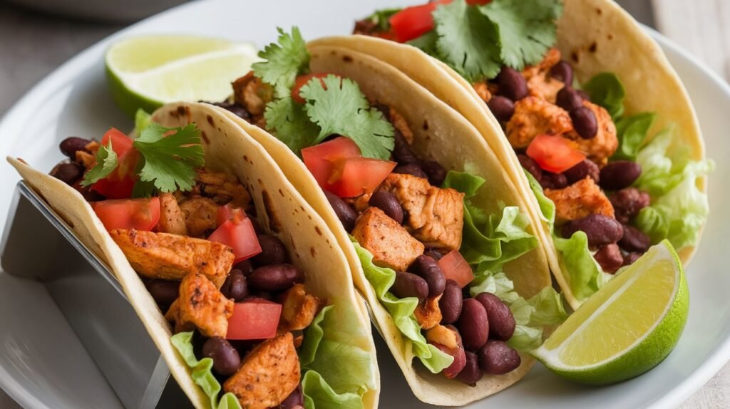 Black Bean Chicken Tacos