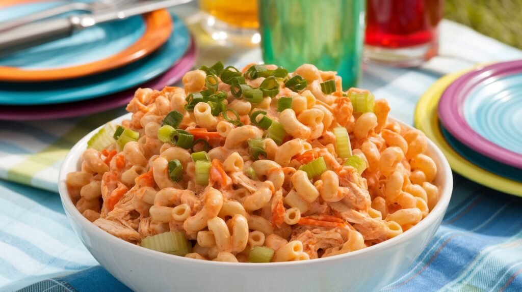 Buffalo Chicken Macaroni Salad