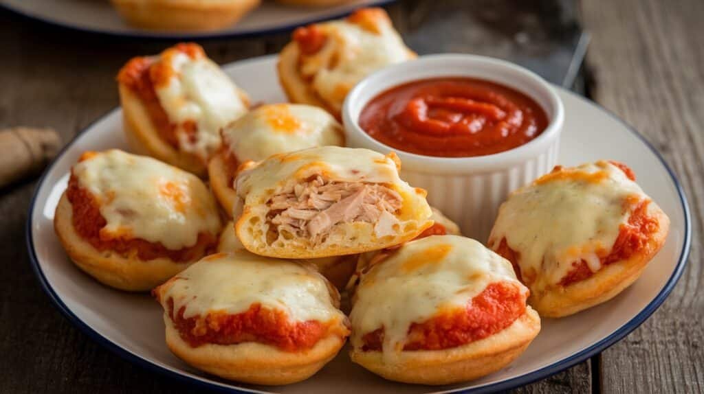 Chicken Alfredo Pizza Dippers