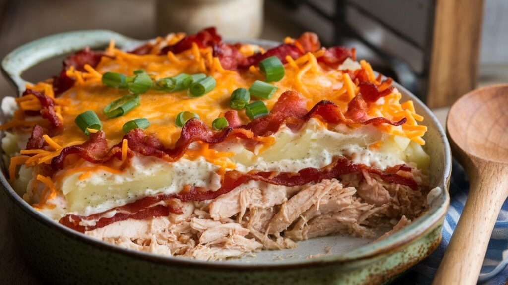 Chicken Bacon Ranch Casserole With Potatoes Recipe