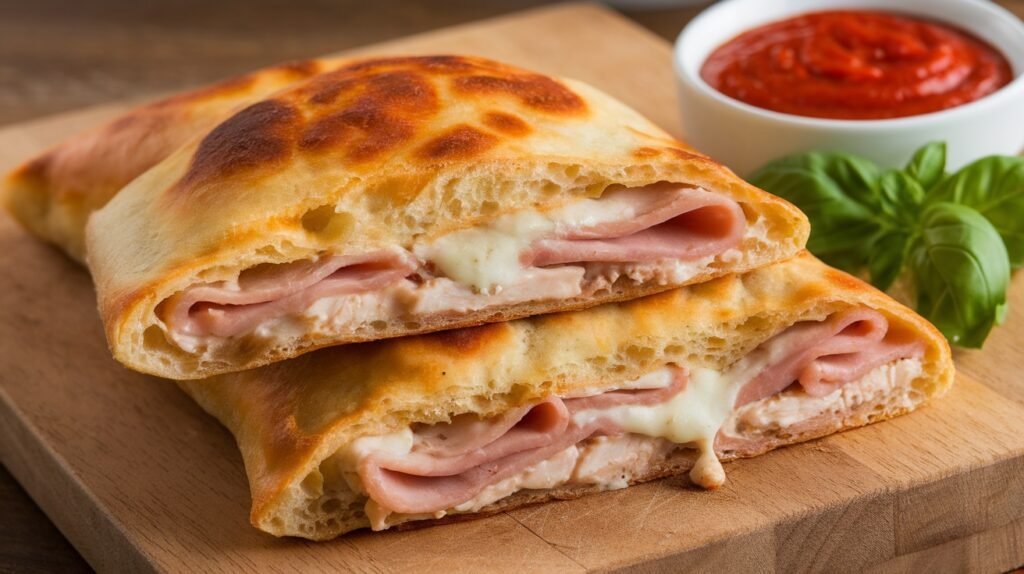 Chicken Cordon Bleu Calzones