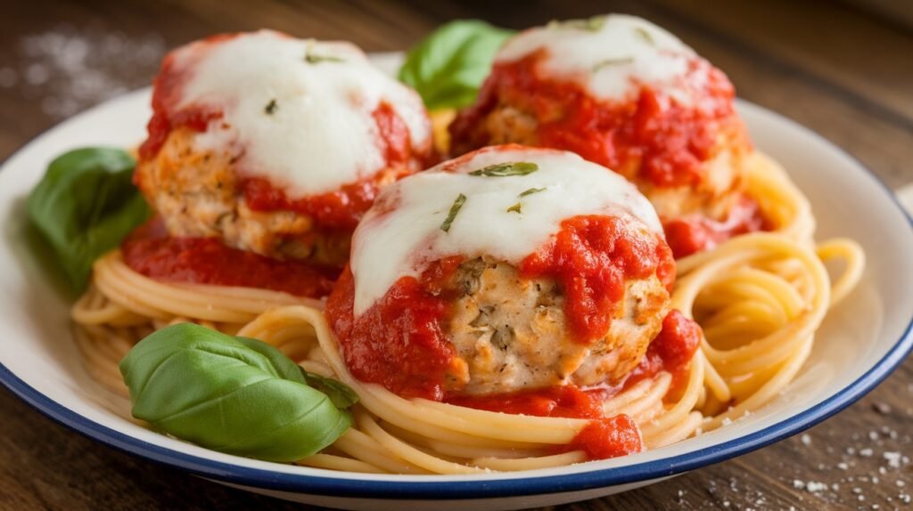 Chicken Parmesan Meatballs