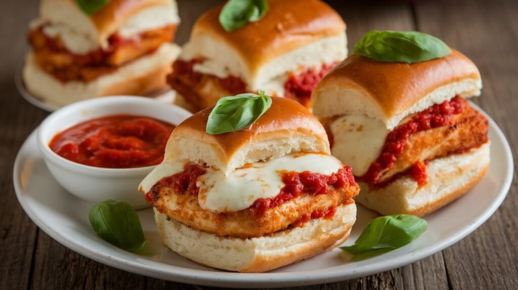 Chicken Parmesan Sliders Recipe