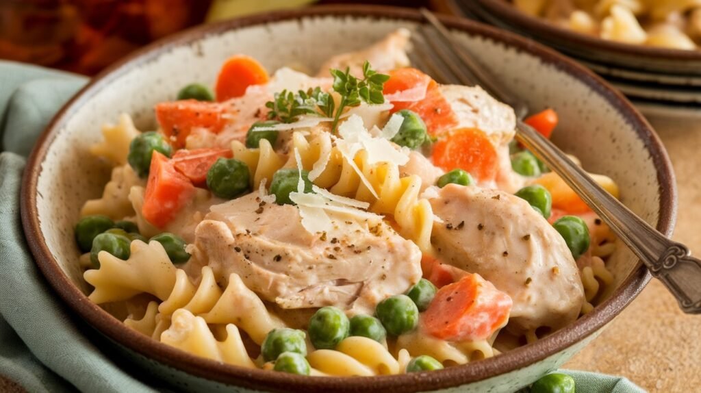 Chicken Pot Pie Pasta