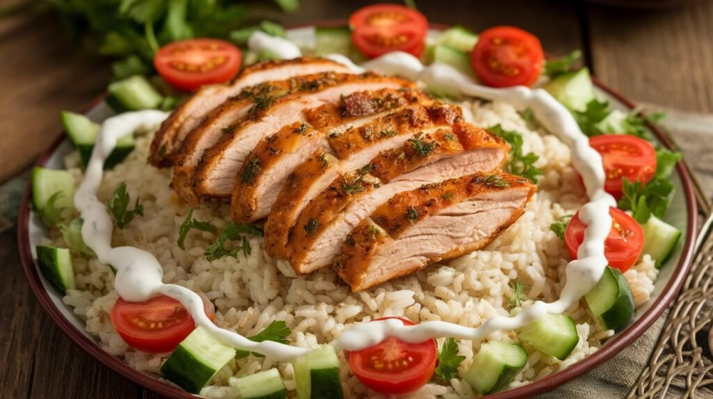 Chicken Shawarma Rice Platter