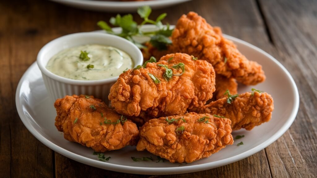Chicken Tenders with Jalapeño Ranch