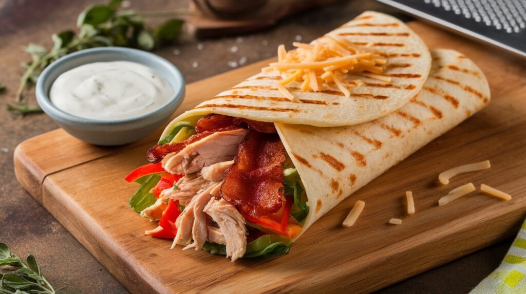 Chicken and Bacon Grilled Wraps