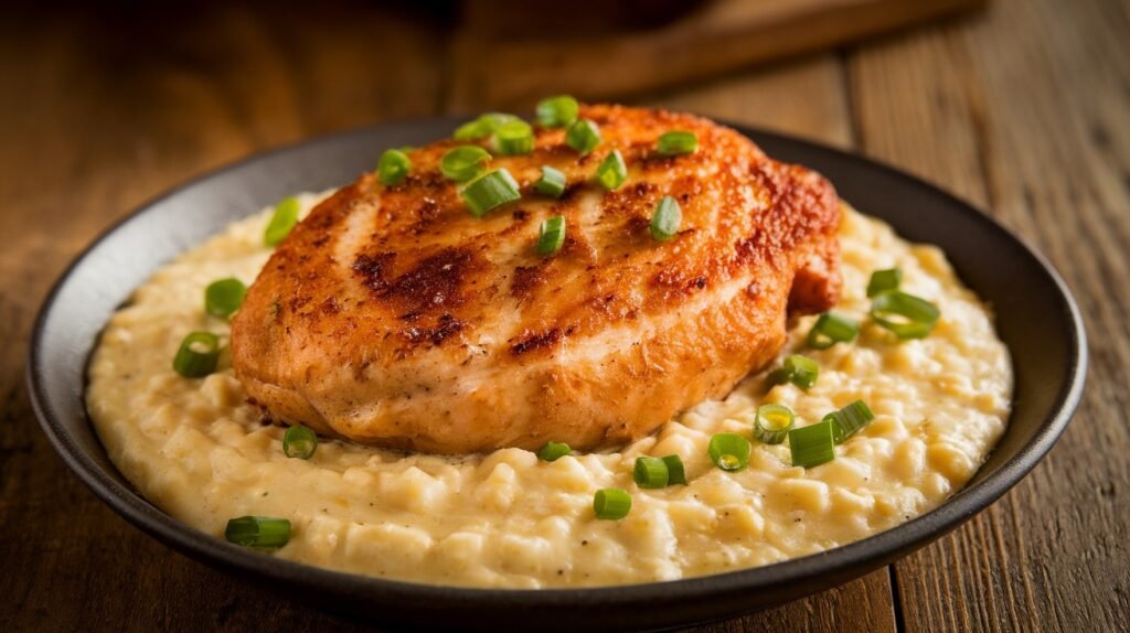 Chicken and Cheese Grits