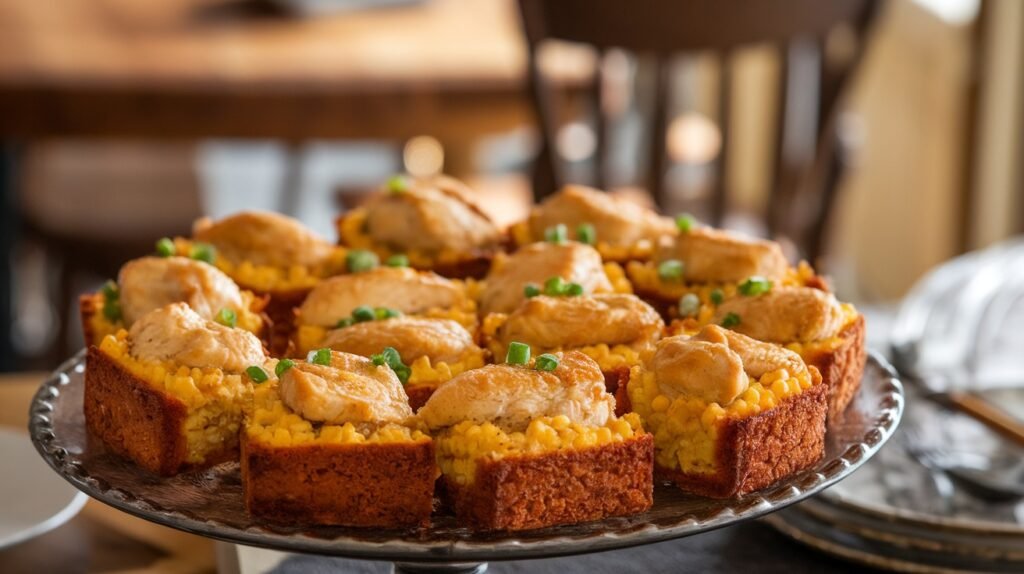 Chicken and Cornbread Mini Bakes